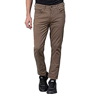 Red Tape Men's Olive Solid Washed Cotton Spandex Skinny Jeans_RDM0026A ...