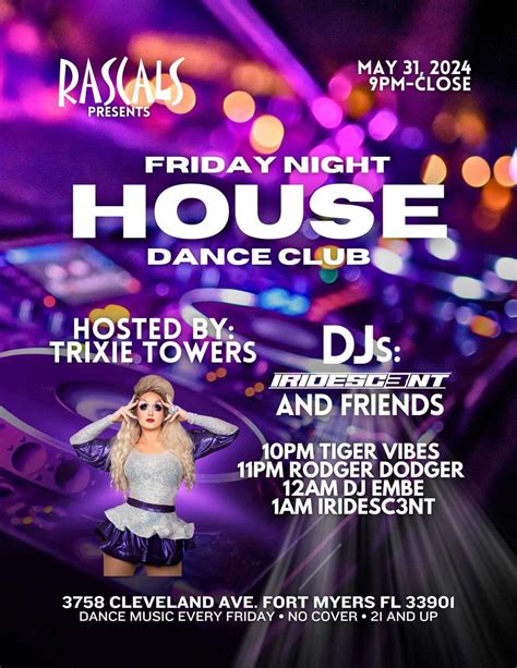 HOUSE Dance Club at Rascal’s tonight! 4 DJs, good drinks, and dancing ...