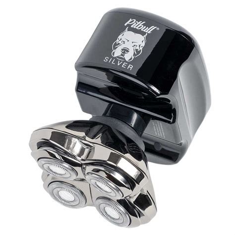 Pitbull Silver PRO Head and Face Shaver (USB Charging Cable) – Skull ...