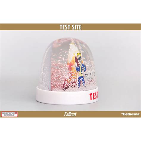 Fallout: New Vegas Test Site Snow Globe - Entertainment Earth