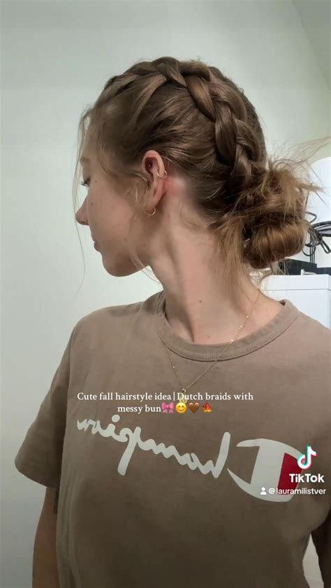 Image result for Dutch Braid Bun Tutorial