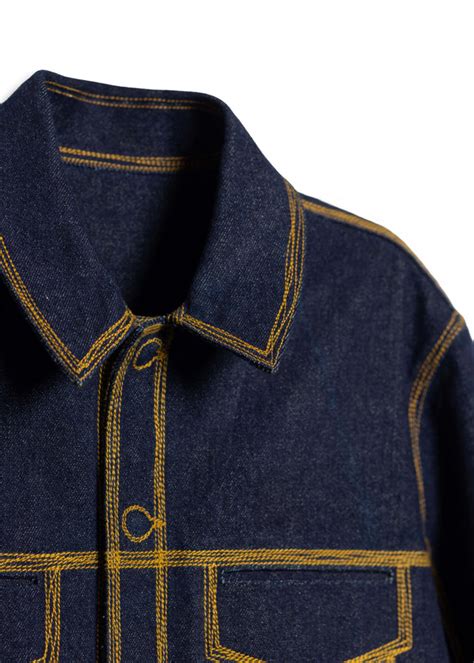 BADLY STITCHED DENIM JACKET – JAYWALKING