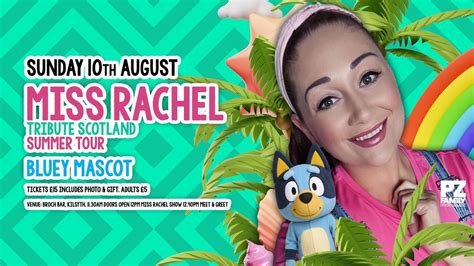 Miss Rachel Tribute & Bluey Mascot, The Broch Bar, Cumbernauld, 10 ...