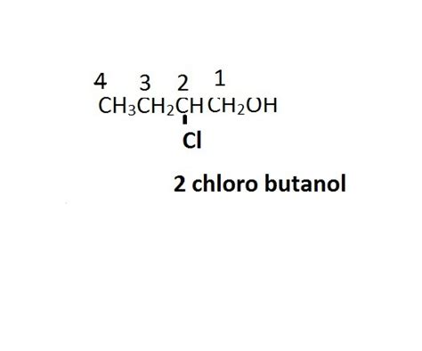 Iupac name of ch3ch2chclch2oh - Brainly.in