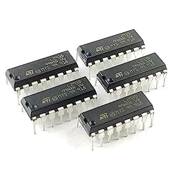 AVS COMPONENTS L293D Motor Driver IC(H-Bridge) SET OF 5 : Amazon.in ...