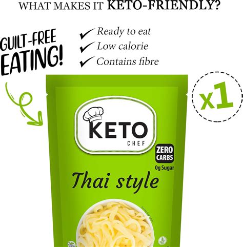 Buy Keto Vegan Thai Style Noodles - Paleo Friendly Instant Konjac ...