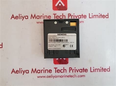 Siemens micromaster 4 6se6400-0be00-0aa1 basic operator panel bop-2 ...