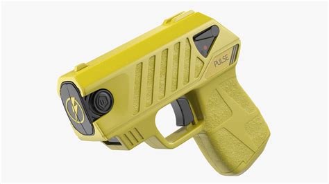 3D model LASER Pulse Compact Stun_Gun Yellow | 3D Molier International