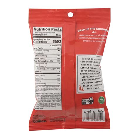 Harvest Snaps Crunchy Loops - Sour Cream & Onion - Shop Chips at H-E-B