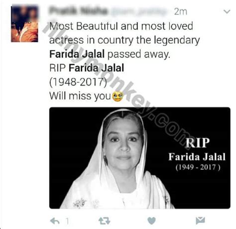 Farida Jalal's DEATH news a HOAX! See Actress's REACTION!