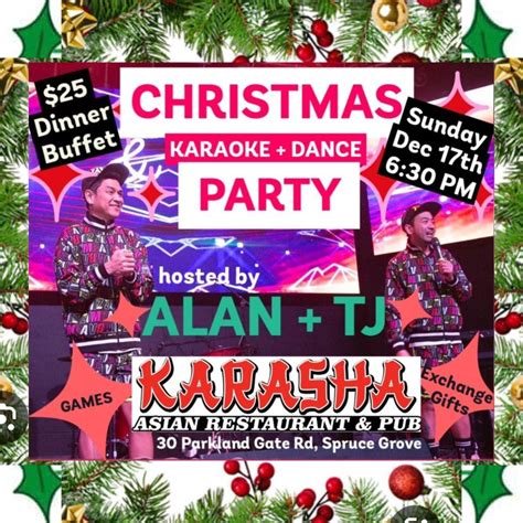 Christmas Karaoke/Dance Party , Parkland Spruce Grove, 17 December 2023 ...