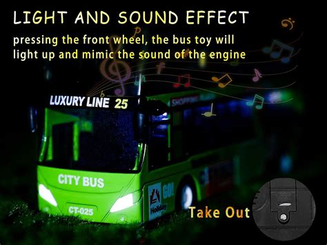 Crelloci City Bus Toy Car Die-Cast Metal Airport Car & City India | Ubuy