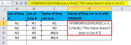 Image result for Excel IFERROR Formula Examples