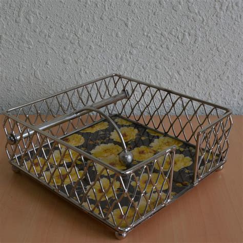 Buy StyleMyWay Designer Napkin Holder in White Iron | Napkin Stand Box ...