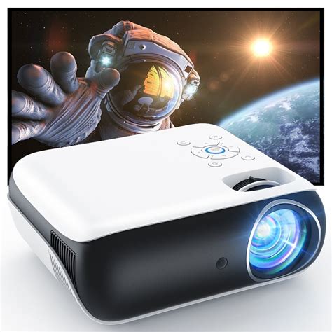 HAPPRUN Groview WiFi Bluetooth Projector, 12000 Lux Native India | Ubuy