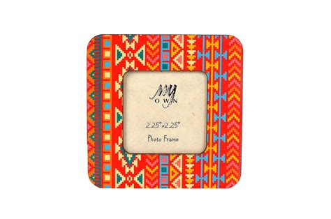 Buy My Own Red Aztec Fridge Magnet Photo Frame Online at Low Prices in ...