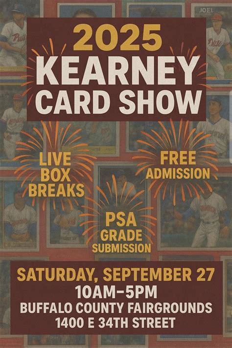 Kearney sports card show , Buffalo County NE Extension & 4-H, Kearney ...