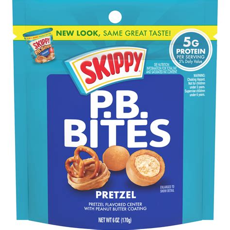 Skippy Peanut Butter Pretzel Bites Pouch - Shop Granola & snack bars at ...