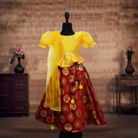Buy Baby Girl Indian Wedding Gown – Girls Ethnic Dress