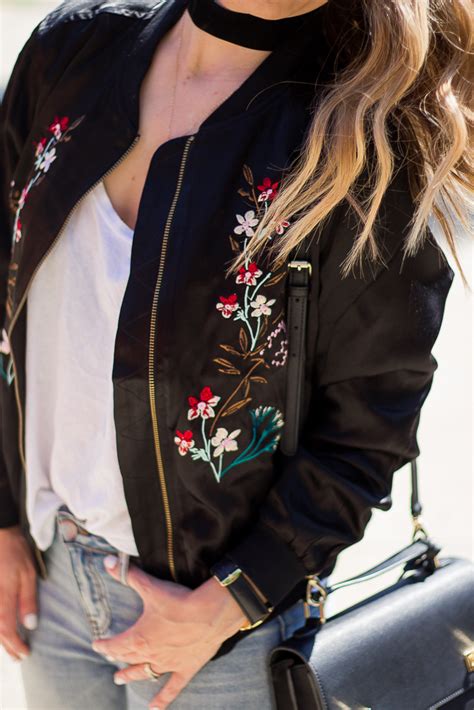 Image result for Embroidered Bomber Jacket