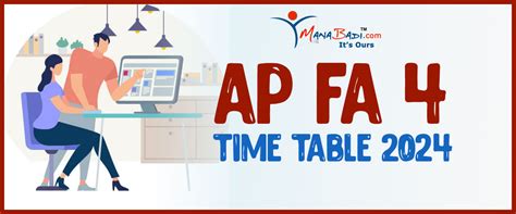 AP Formative Assesment-4 Exam Time Table 2024 | AP FA4 Time Table 23rd ...