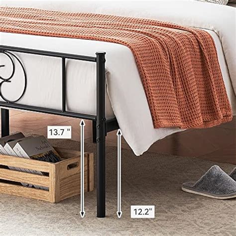 Amyove Queen Bed Frame Platform with Headboard and | Ubuy India