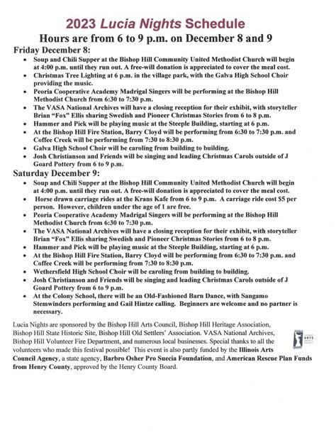 » CHRISTMAS TREE LIGHTING Bishop Hill Heritage