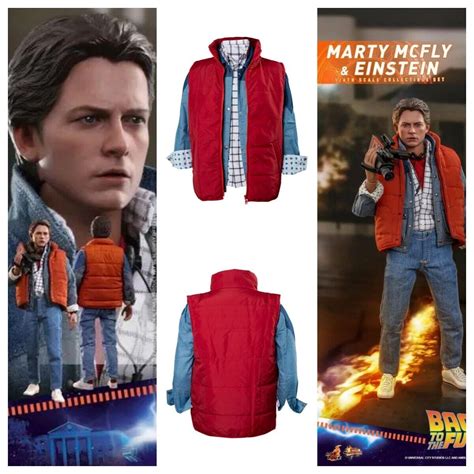 Marty Mcfly Halloween Costume Mens Marty Mcfly Costume Zipper Jacket