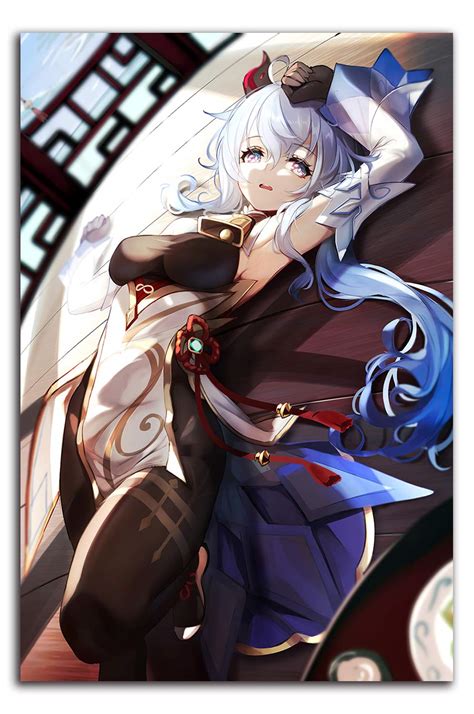 Buy Jazzco Genshin Impact Ganyu Artwork Painting 12" x 18" Genshin ...