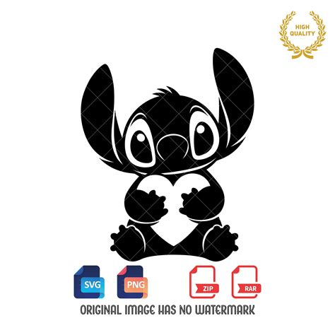 Stitch Svg & Png, Valentines Day Svg, Heart Svg, Love Svg, Stitch Silhouette, Stitch Clipart, Be ...