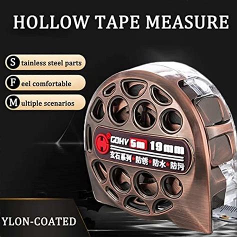 Metal Hollow Tape Measure Stainless Steel High Grade Tape Measure Rust ...