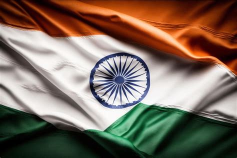 Realistic of the waving india flag with interisting texture. Waving of ...