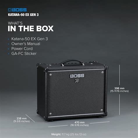 BOSS Katana-50 EX Gen 3 Guitar Amplifier | Compact India | Ubuy