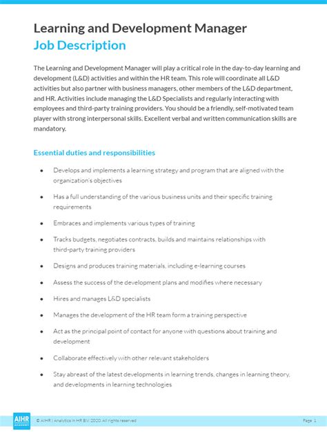 Image result for Capability Development Job Description