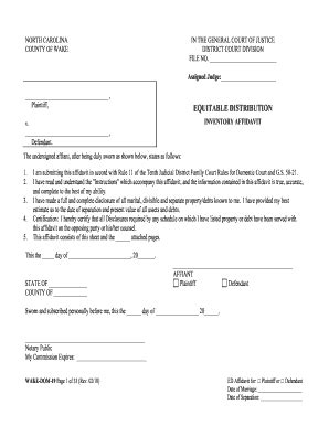 NC WAKE-DOM-19 2010-2026 - Complete Legal Document Online