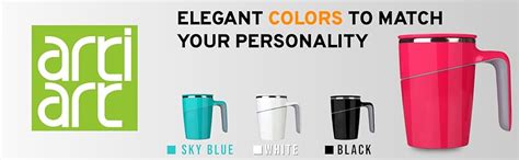 ARTIART® (Taiwan Grace Stainless Steel Spill Proof Suction Mug with ...