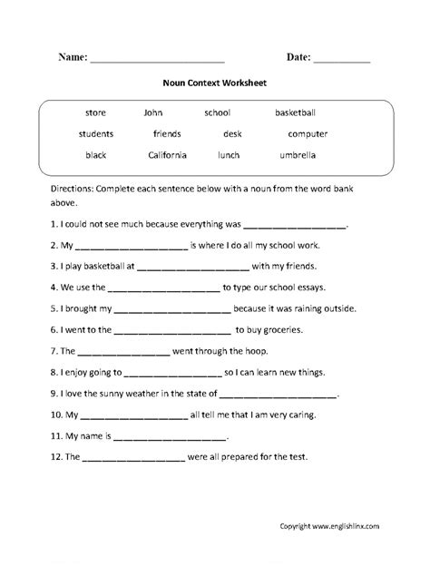 Context Clues Worksheets