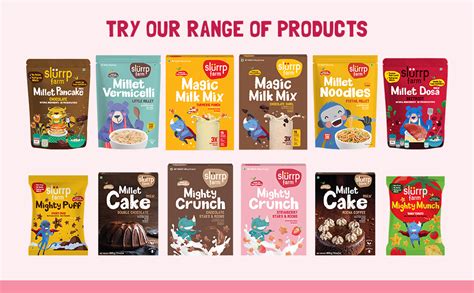 Slurrp Farm High Protein Berry Blast Milk Mix | No Maida, No Sugar ...