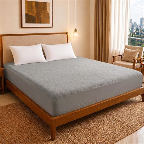 Buy DREAM CARE Water Proof Terry Cloth Fitted Mattress Protector 80x72 ...
