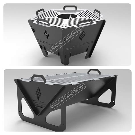 Portable Plasma Cut Fire Pit for Your Outdoor Space