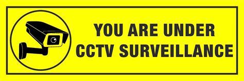 Craft Qila Safety & Warning Sign Board You are Under CCTV H ...