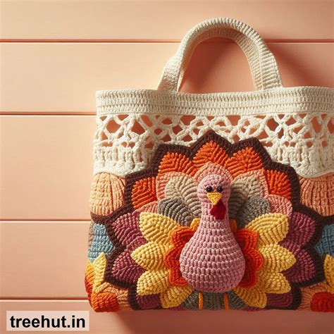 Thanksgiving Crochet Grocery Bag Ideas