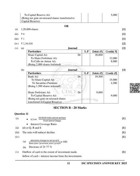 Image result for ISC Accounts Sample Paper Class 12 Sem 2