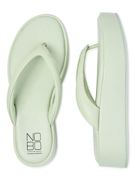 No Boundaries Womens Wedge Flip Flop Sandals India | Ubuy