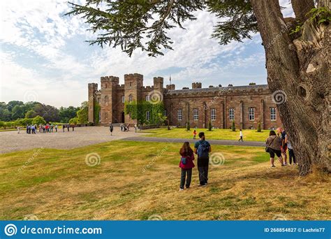The Scone Palace, Scotland editorial photography. Image of construction ...