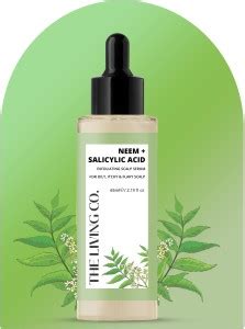 The Living Co. NEEM + SALICYLIC ACID Exfoliating Scalp Serum - Price in ...