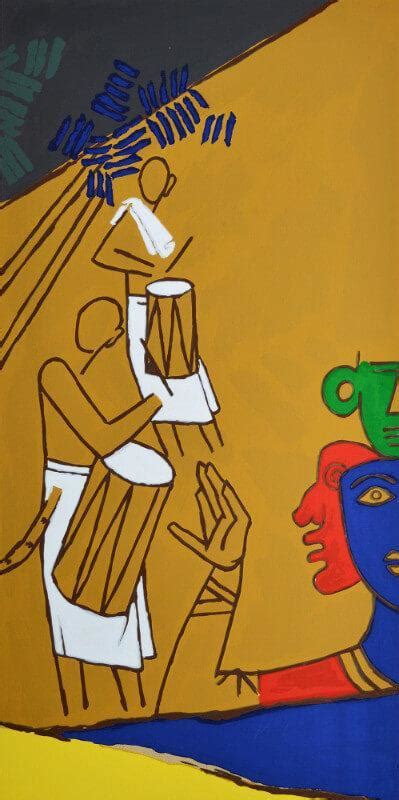 Folklore Kerala - X - Posters by M F Husain | Buy Posters, Frames ...