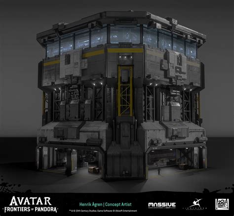 ArtStation - RDA Constructions And Props | Scifi building, Sci fi architecture, Building concept