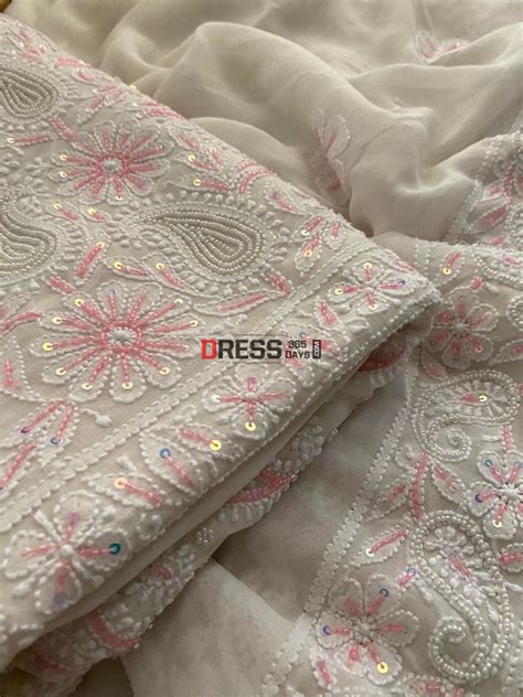 Designer Pearl Chikankari Suit – Dress365days