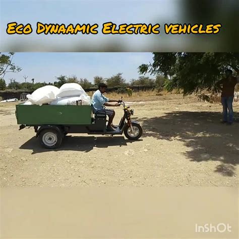 E-Rickshaw Loader and Utility Vehicle - 2 Seater cargo Electric Vehicle ...